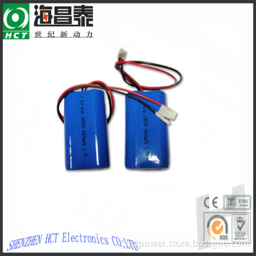 External 18650 Li-ion Rechargeable Battery